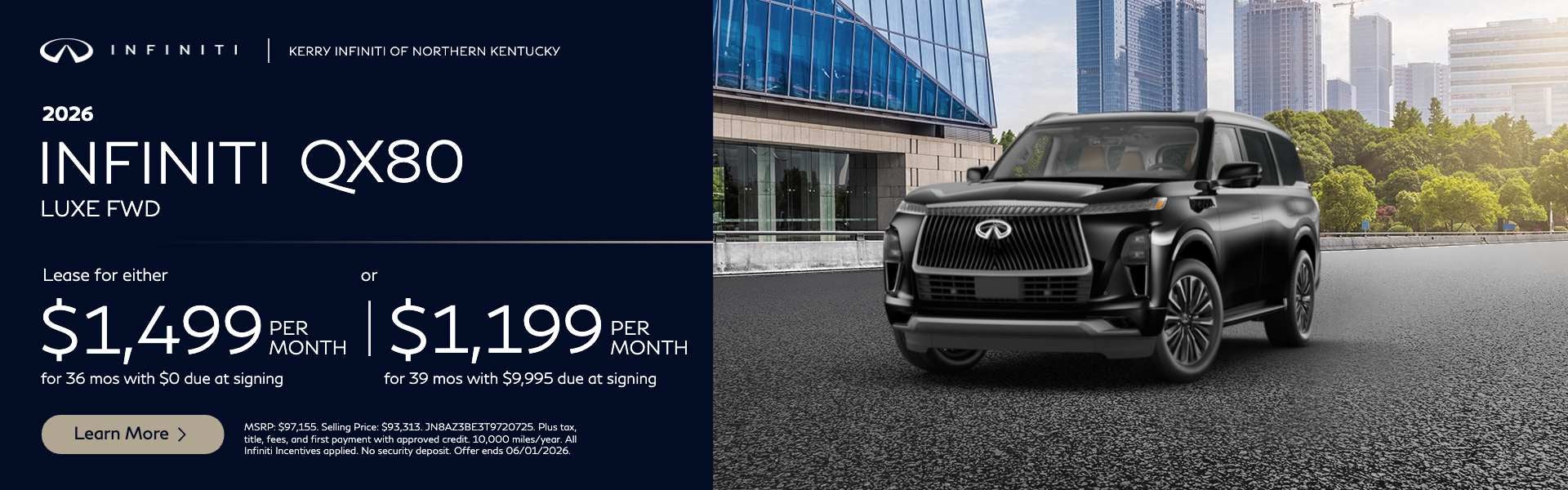 QX80 Offer