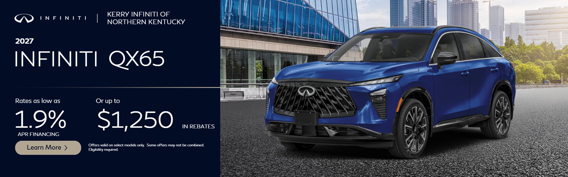 Come see the all-new QX65 