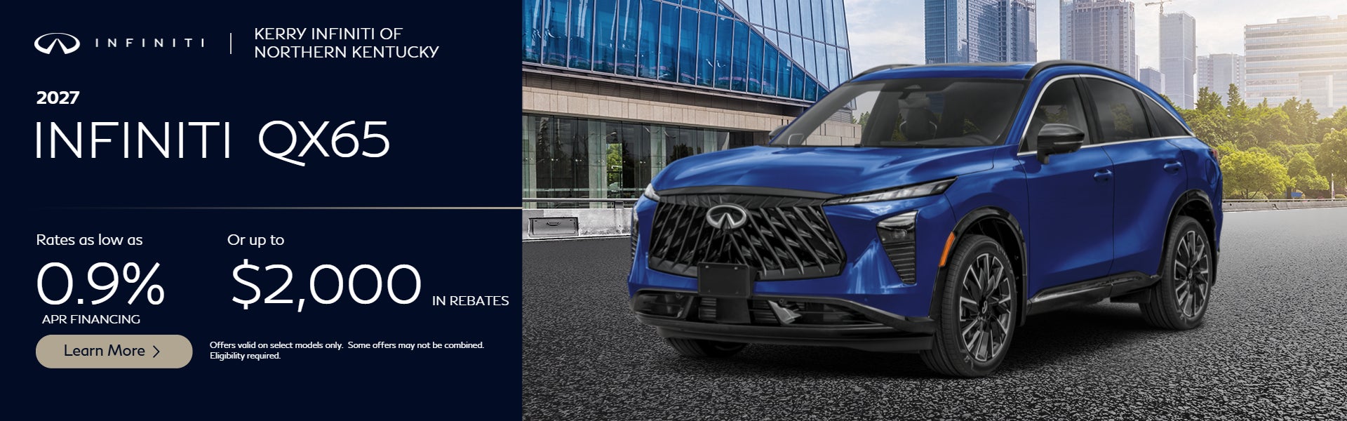 Come see the all-new QX65 