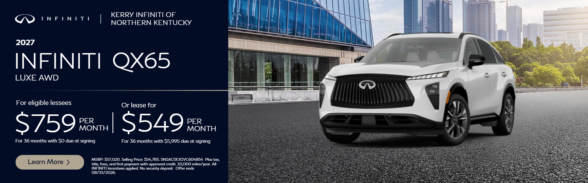 2027 QX65 Luxe AWD